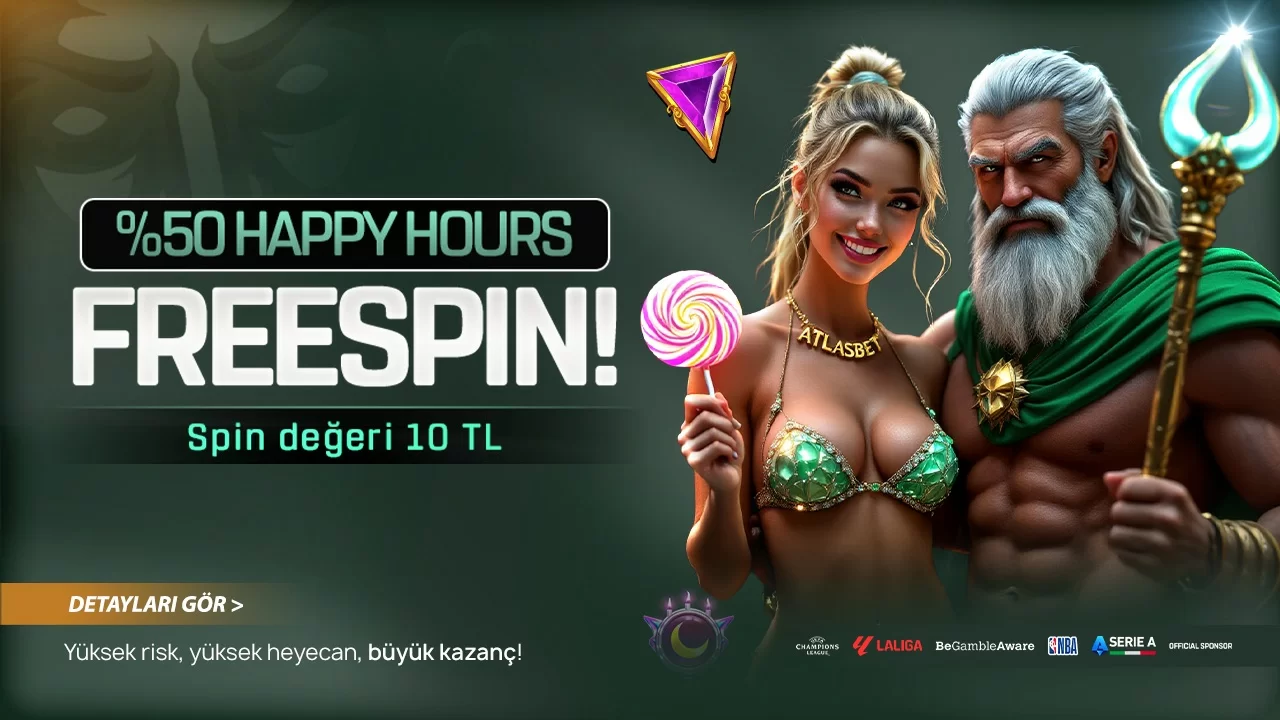 Atlasbet — HAPPY HOURS FREESPİN
