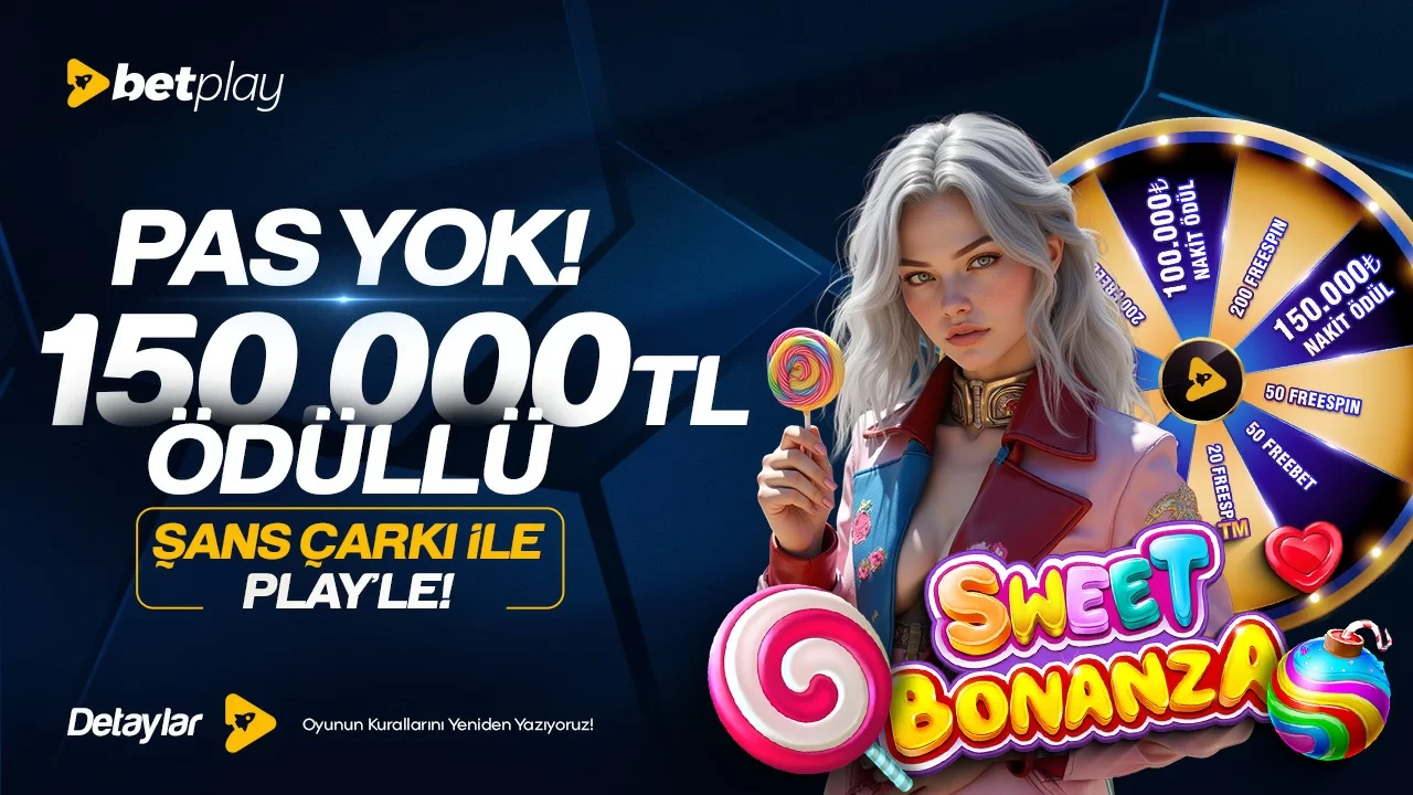 Betplay — BETPLAY'DEN 150.000₺ ÖDÜLLÜ ŞANS ÇARKI!