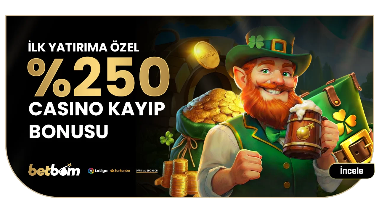 Betbom — İLK YATIRIMA ÖZEL %250 KAYIP BONUSU