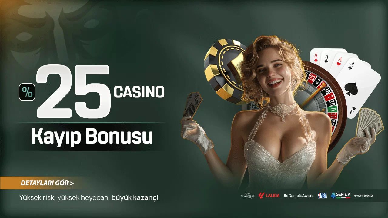 Atlasbet — %25 CASINO KAYIP BONUSU