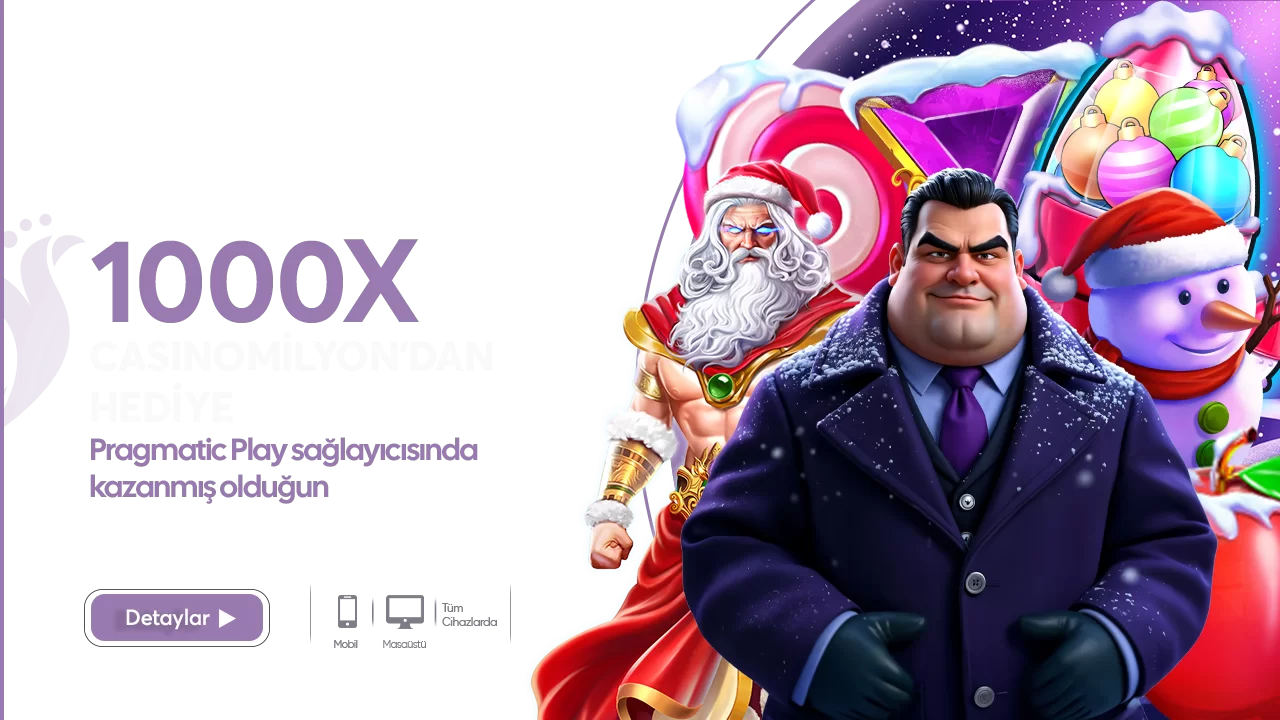 Casinomilyon — 5000X KAZAN 1000X CASİNOMİLYON'DAN HEDİYE !
