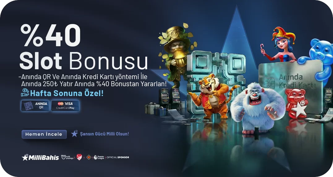 Millibahis — YATIRIMA EK %40 SLOT BONUSU