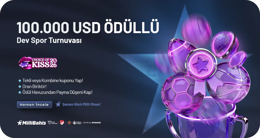 Millibahis — 100.000 USD ÖDÜLLÜ DEV SPOR TURNUVASI
