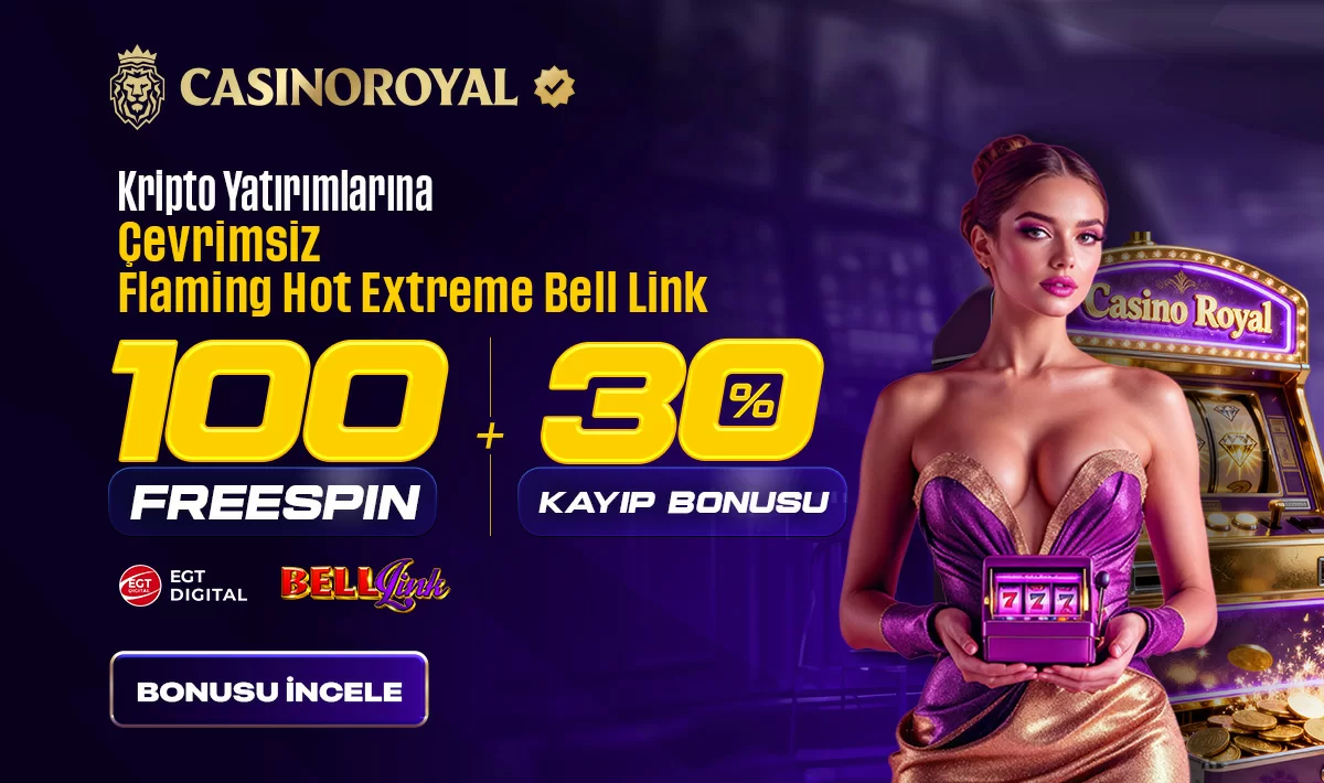 Casinoroyal — KRIPTO YATIRIMLARINA EK 100 EGT FREESPIN