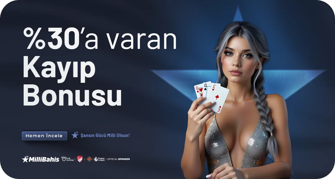 Millibahis — %30'A VARAN ANLIK CASİNO KAYIP BONUSU