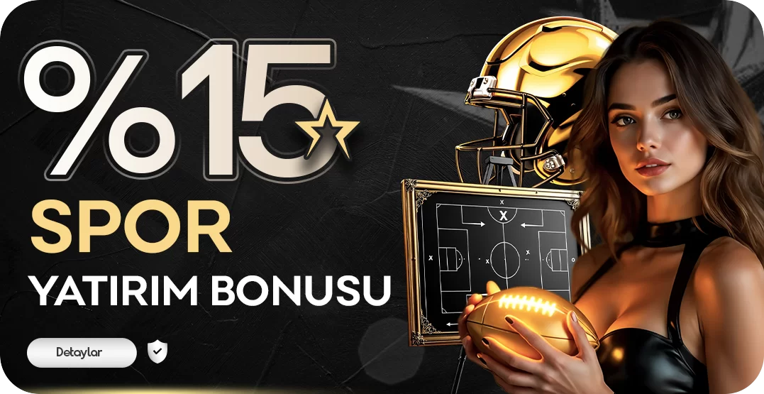Sonbahis — %15 SPOR YATIRIM BONUSU