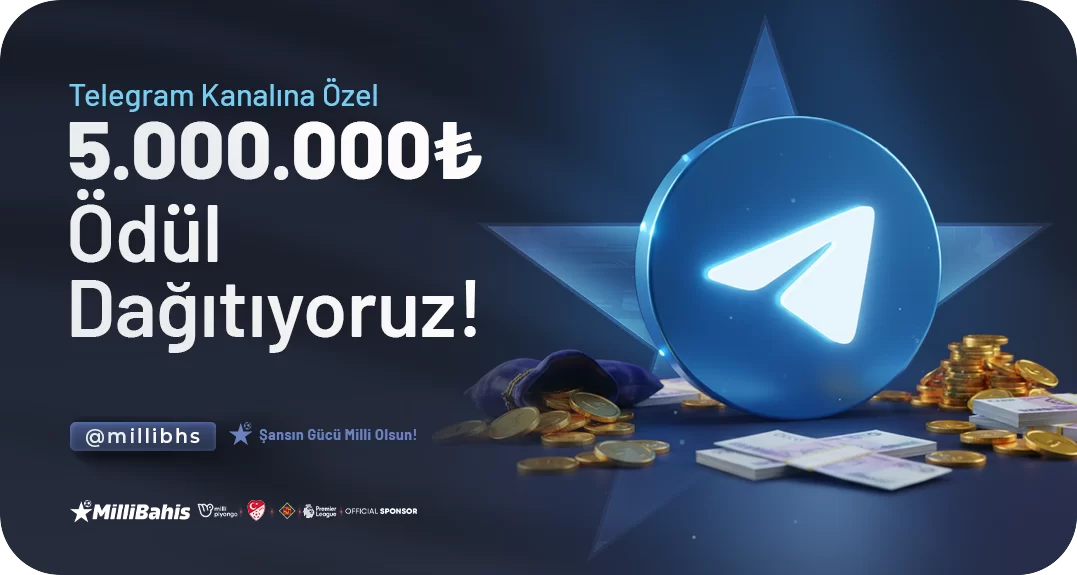 Millibahis — TELEGRAM ÖZEL MILLIONAIRE JACKPOT ÇEKİLİŞ