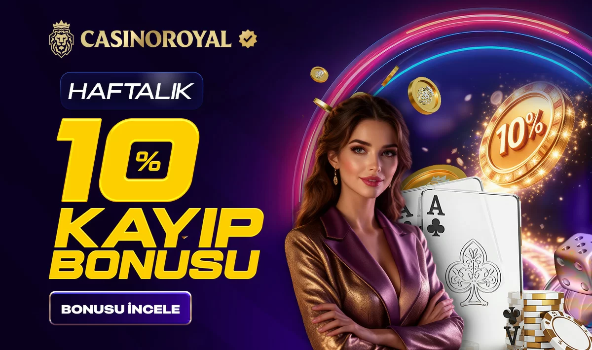 Casinoroyal — HAFTALIK VIP KAYIP BONUSU