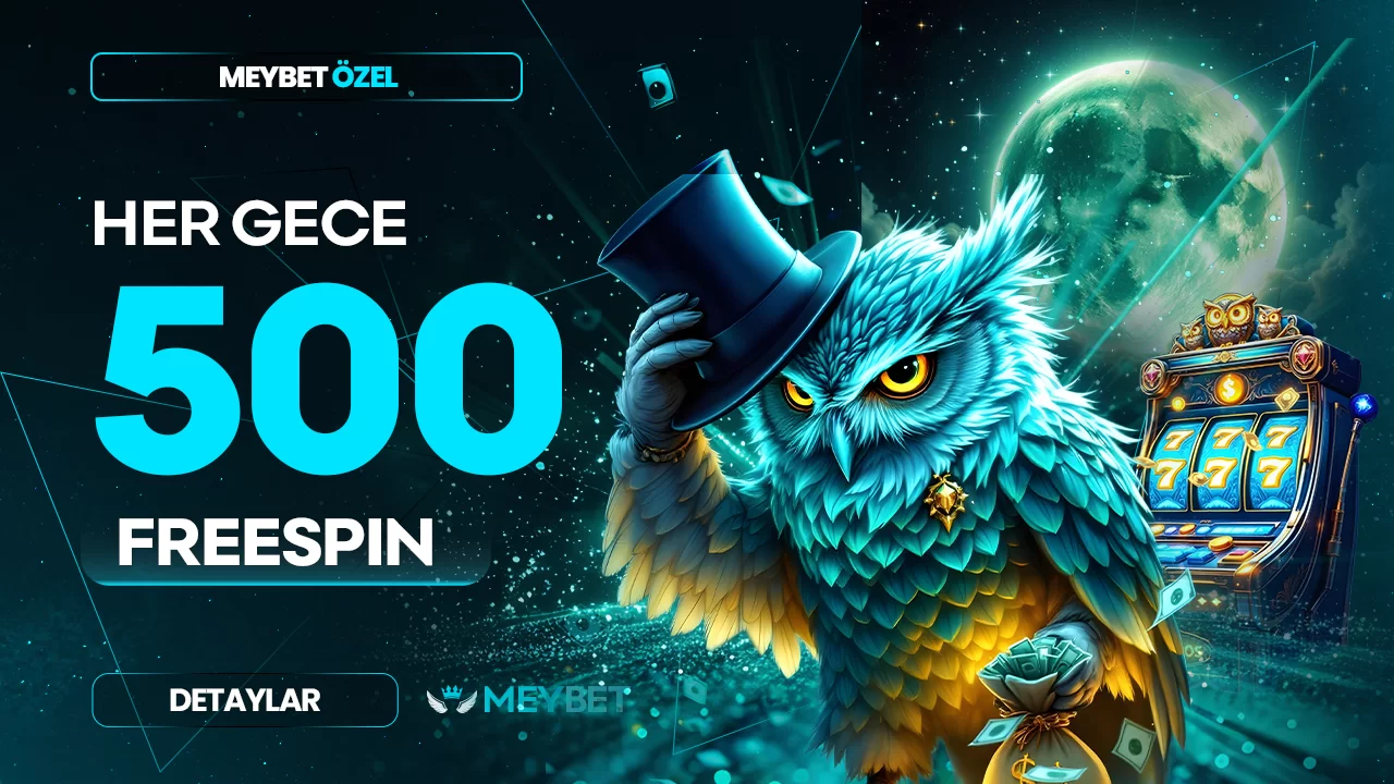 Meybet — HER GECE 500₺ DEĞERİNDE FREESPIN!