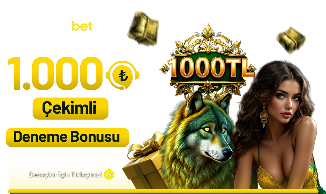 Alobet — 1000 ₺ ÇEKİMLİ DENEME BONUSU