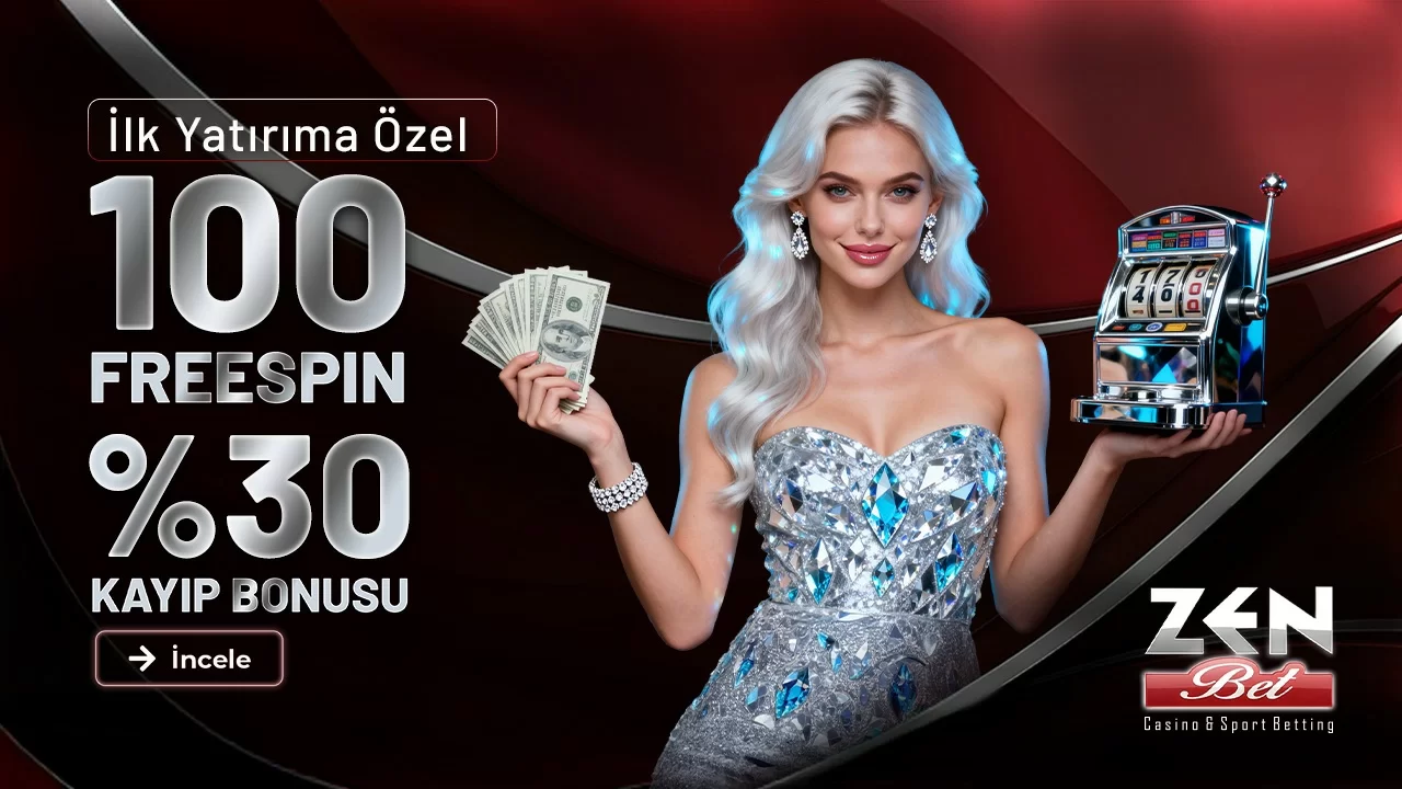 Zenbet — İLK YATIRIMA ÖZEL 100FS VE %30 KAYIP BONUSU