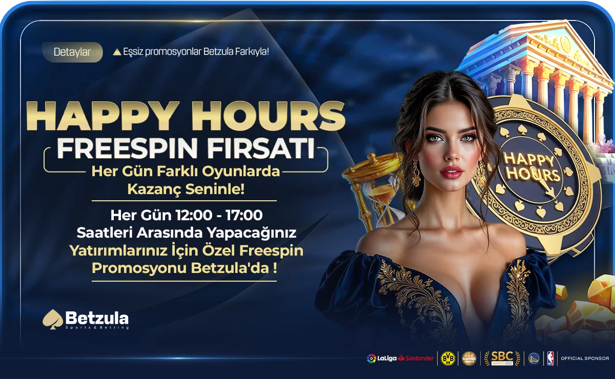 Betzula — HAPPY HOURS FREESPİN FIRSATI!