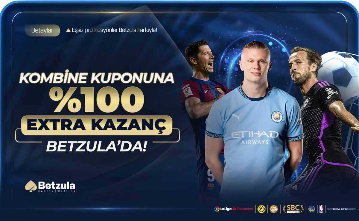 Betzula — KOMBİNE KUPONUNA %100 EKSTRA KAZANÇ