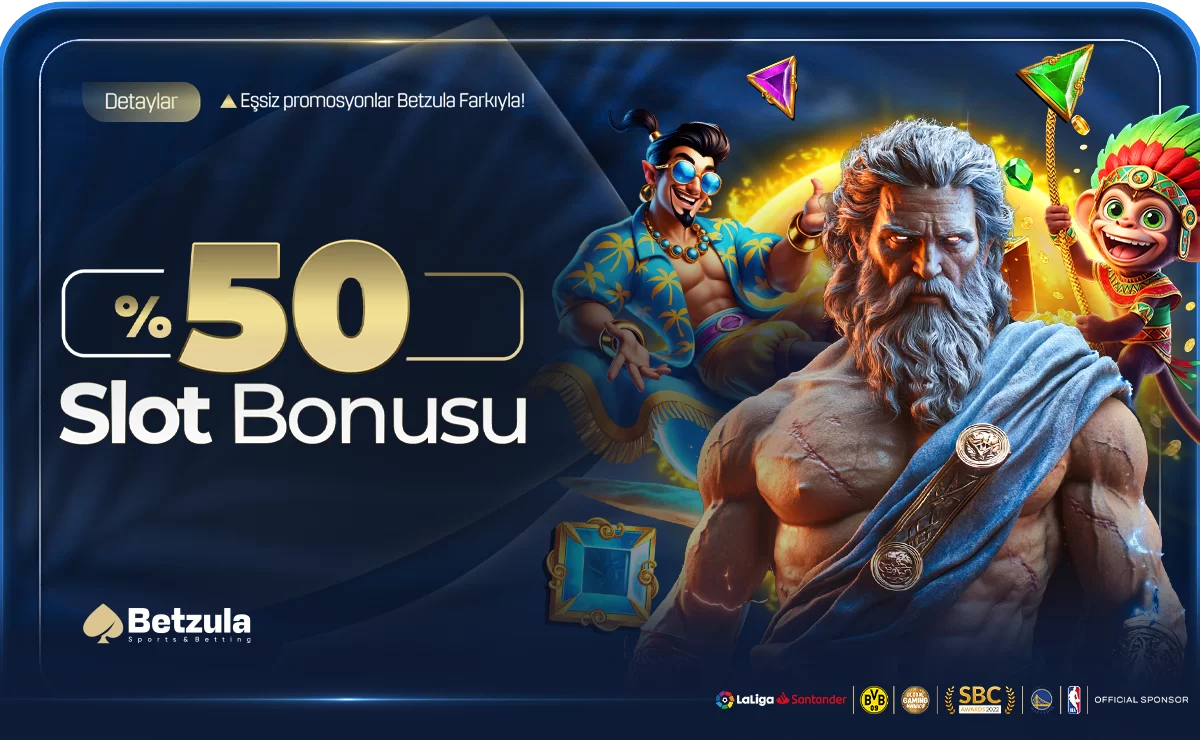 Betzula — %50 SLOT BONUSU !