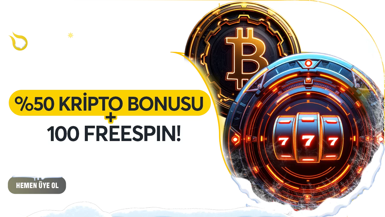 Betcio — %50 KRİPTO BONUSU + 100 FREESPİN